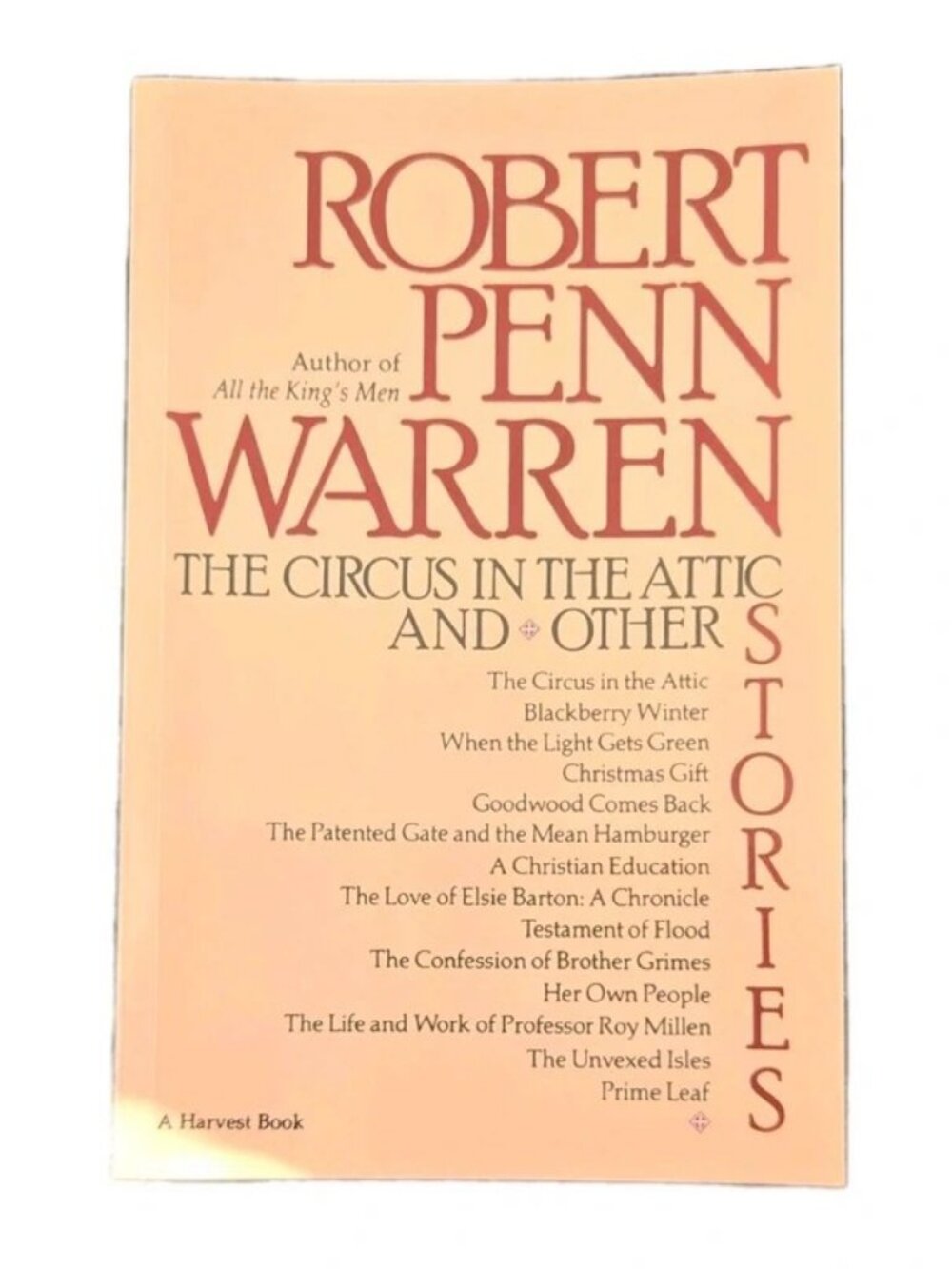 Circus in the Attic and Other Stories by Robert Penn Warren, Paperback 1968, Fi…